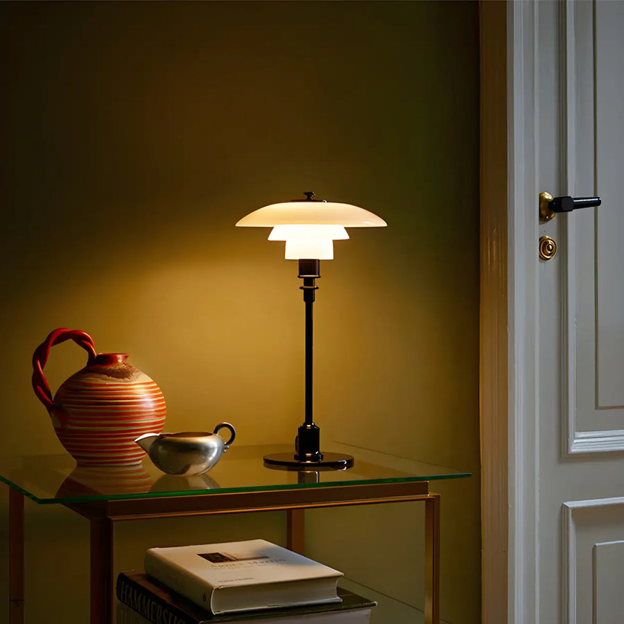 Unique Umbrella Multi-Layer Glass Decor Table Lamp