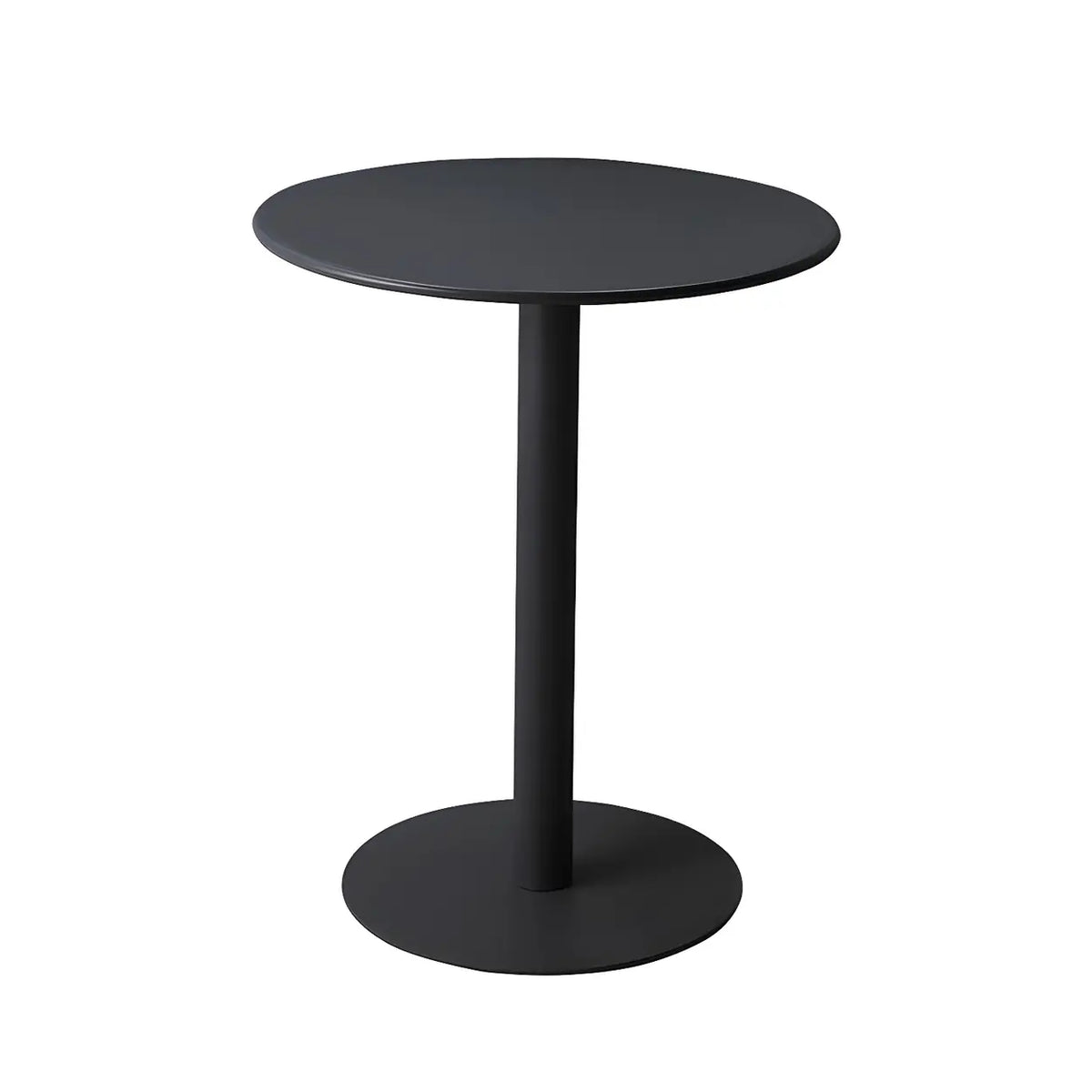 Vibrant Colors Steel Frame Simple Patio Round Metal Chat Table