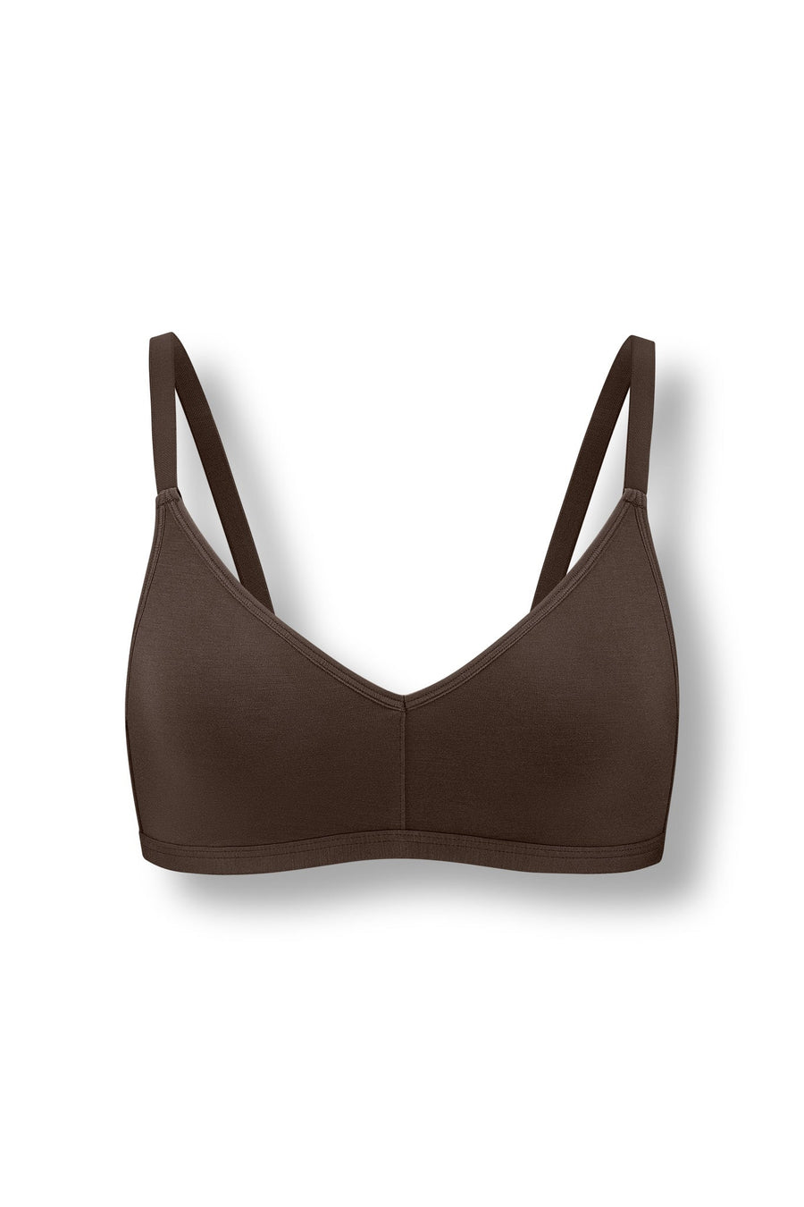 Women's V-Neck Bra in Toffee