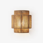 Rustic Weave Wall Lamp