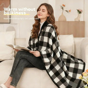 Sleepwyn Fleece Wearable Plaid Blanket