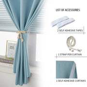 Sleepwyn Full Blackout Velcro Sun Shield Curtain