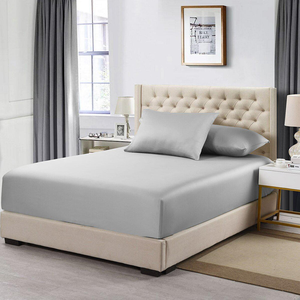 Split California King 2 Fitted Sheets Only - Heavyweight 1000 Thread Count USA