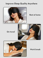 100% Mulberry Silk One Piece Silk Sleep Eye Mask With Velcro