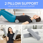 Sleepwyn Neck Roll Bolster Pillow (2 Packs)