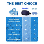 Sleepwyn Cooling Gel Sleep Mask with 3D Contoured Eye Design