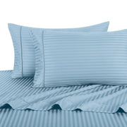 Damask Striped 600 Thread Count Sheet Set