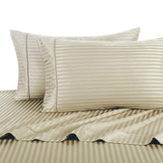 Damask Striped 600 Thread Count Sheet Set