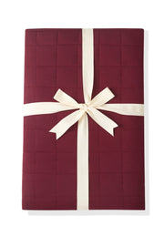 Quilt Blanket in Burgundy 2.5