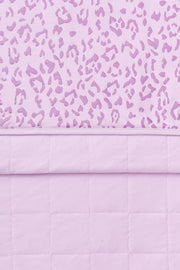 Quilt Blanket in Thistle Leopard 2.5