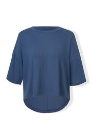 Women's Short Sleeve Boxy Tee in Oxford
