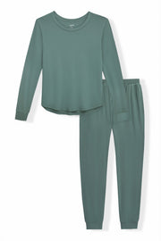 Women's Jogger Pajama Set in Pine