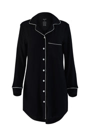 Long Sleeve Women’s Nightshirt in Midnight