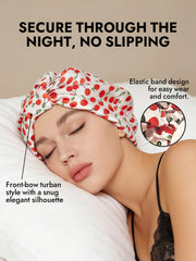100% Mulberry Silk Night Turban Bonnet
