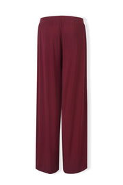 Women's Wide Leg Pant in Burgundy