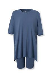 Women’s Biker Short Set in Oxford
