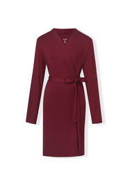 Women's Lounge Robe in Burgundy