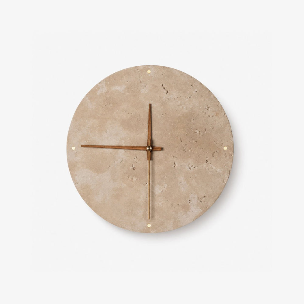 Dial Travertine Sconce
