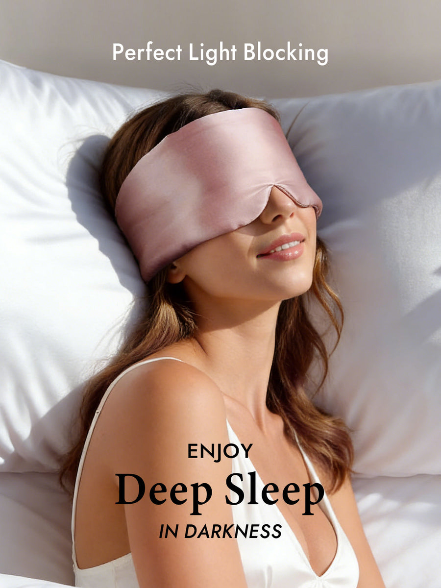 Elegant One Piece 100% Mulberry Silk Sleep Eye Mask