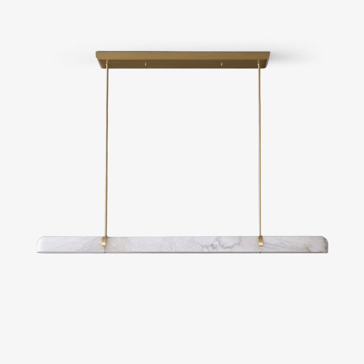Linear Alabaster Chandelier