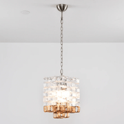 Glass Poliarte Interlocking Chandelier