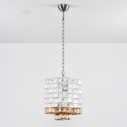 Glass Poliarte Interlocking Chandelier
