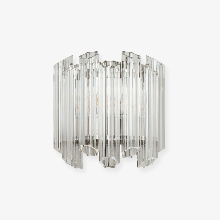 Clear Palermo Glass Wall Lamp