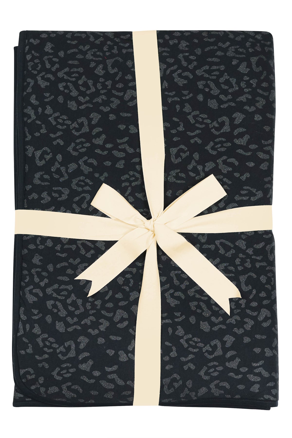 Throw Blanket in Midnight Leopard 2.5