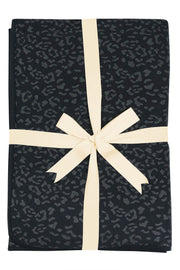 Throw Blanket in Midnight Leopard 2.5