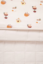 Throw Blanket in Pumpkin Spice Latte 2.5