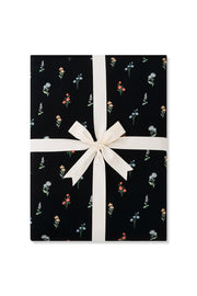 Throw Blanket in Midnight Wildflower 2.5