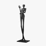 Graceful Reader Sculpture Ornaments