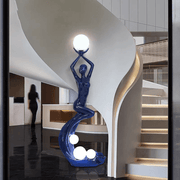 Mermaid Sculpture Floor Lamp