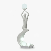 Mermaid Sculpture Floor Lamp