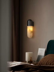 Capsule Alabaster Sconce