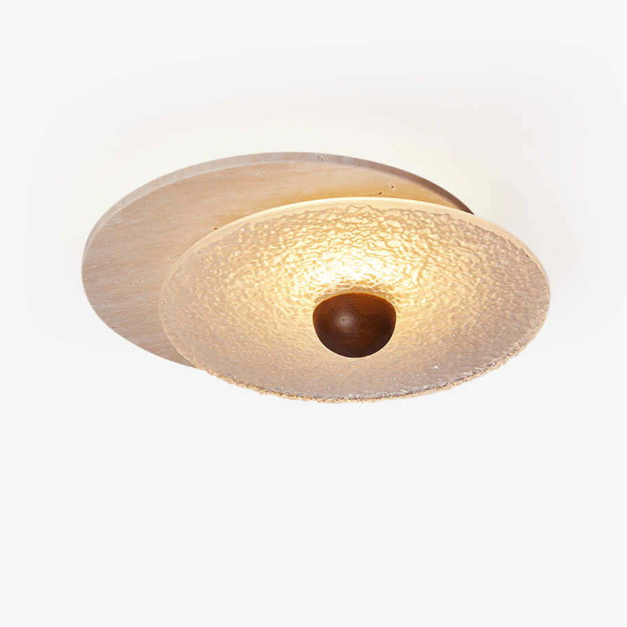 Lunar Ripple Ceiling Light