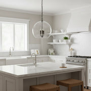 Lysander Clear Globe Pendant Lamp