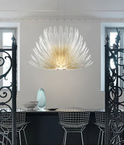 Aurelia Glass Petal Chandelier