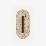 Ovale Travertine Wall Lamp