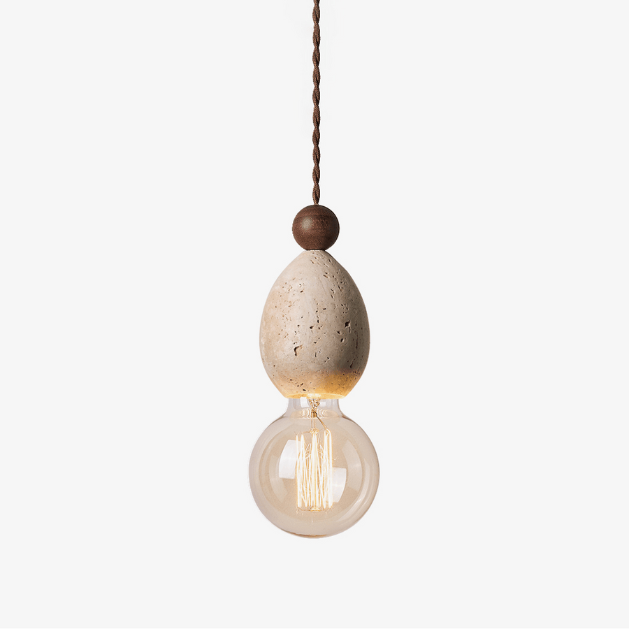 Eryndor Travertine Pendant Lamp
