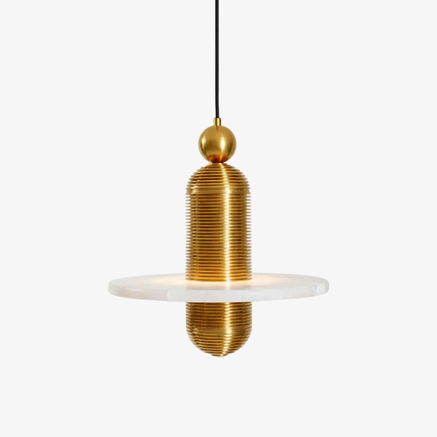 Saturn Alabaster Pendant Light