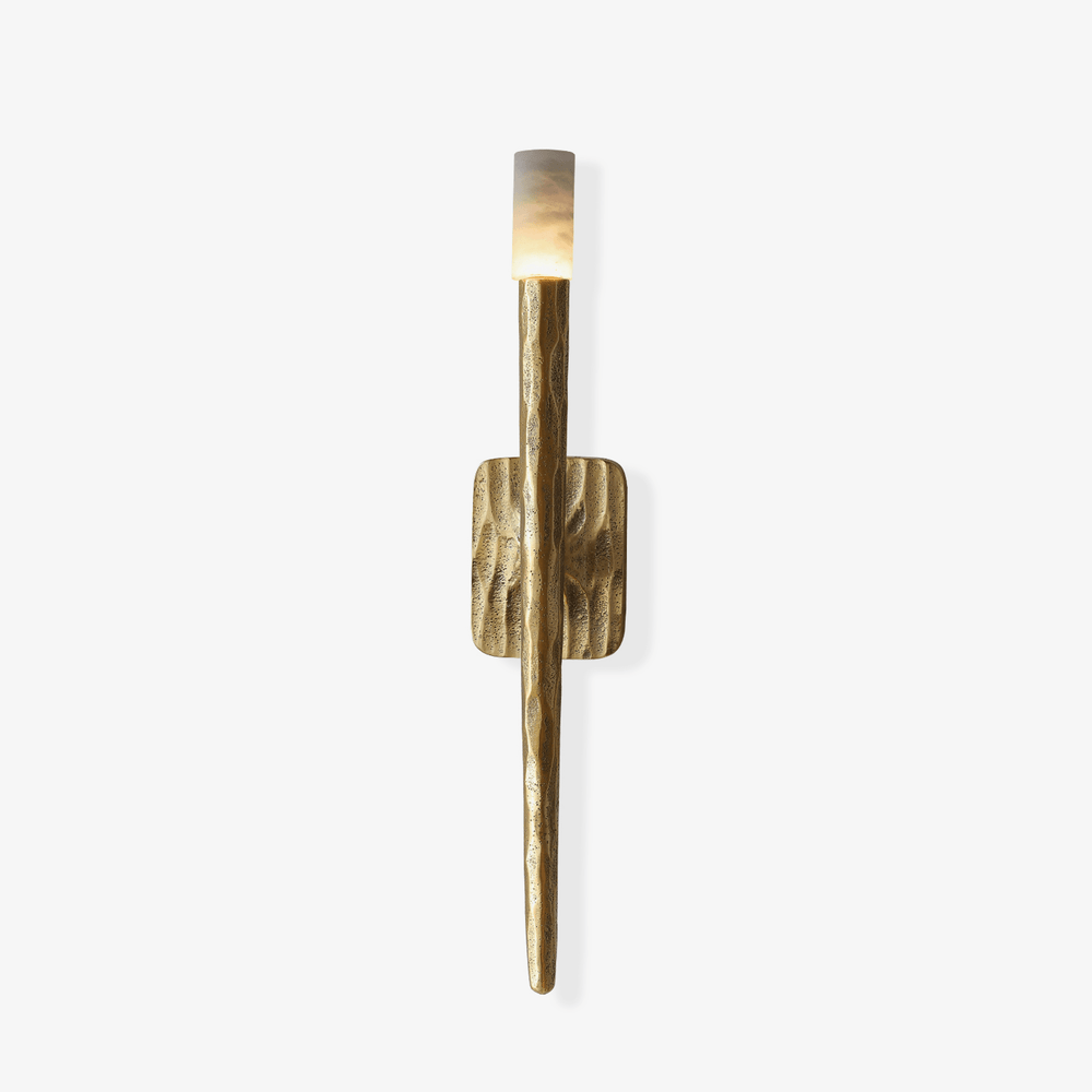 Aurelian Sculpted Alabaster Sconce