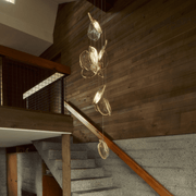 Luminous Glass Petals Pendant Lamp