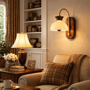 Wood Arc Wall Lamp