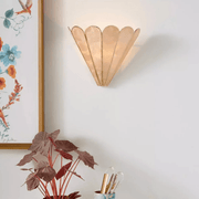 Mica Shell Petal Wall Lamp