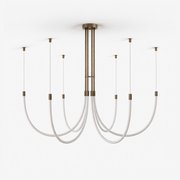 Serpentine Halo Chandelier