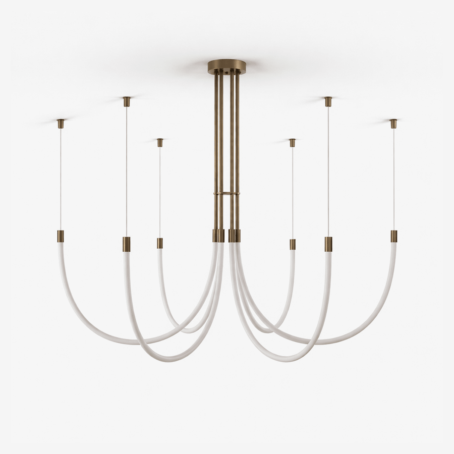 Serpentine Halo Chandelier