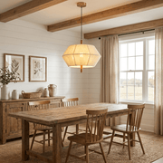 Soren Linen Geometric Pendant Lamp