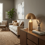 Dorsey Brass Mushroom Table Lamp