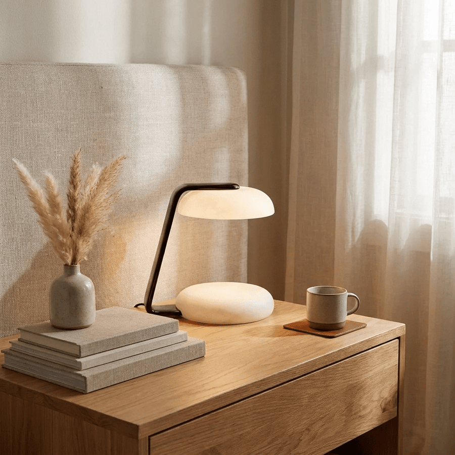 Petals Alabaster Table Lamp